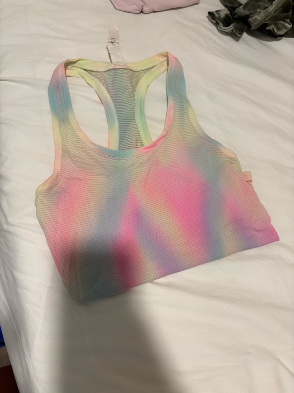 lululemon athletica Pastel Rainbow Tie-Dye Racerback Tank